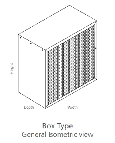"HEPA Filter 24x24x11.5 E12 99.97% with Neoprene Gasket" - Image 2