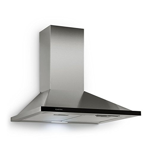 Klarstein Galina 60cm Cooker Extractor Hood - 350 m³/h, Silver