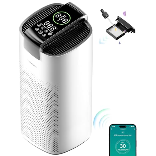 "MORENTO Large Room Air Purifier with Smart WiFi & HEPA Filter"