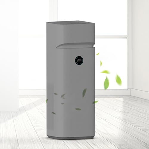 "Portable HEPA Air Purifier with RGB Lights & Remote Control"