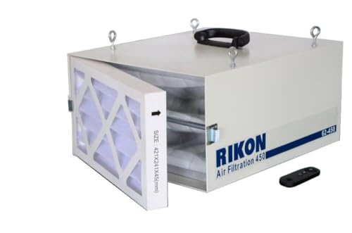 "RIKON 62-450 Air Filtration System - 3 Speed & Remote Control" - Image 2