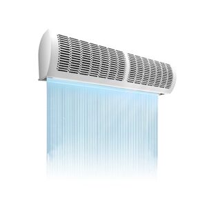 “Remote Control Air Curtain: Silent Indoor/Outdoor Isolation”