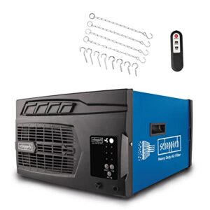 Scheppach HDA-14 Air Purifier: 740 m³/h, 3 Filters, Remote