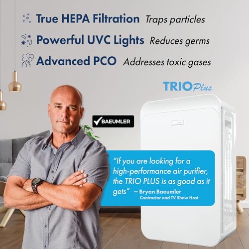 "TRIO PLUS HEPA Air Purifier: 5-Stage UVC & Carbon, 3,300 Sq. Ft." - Image 2