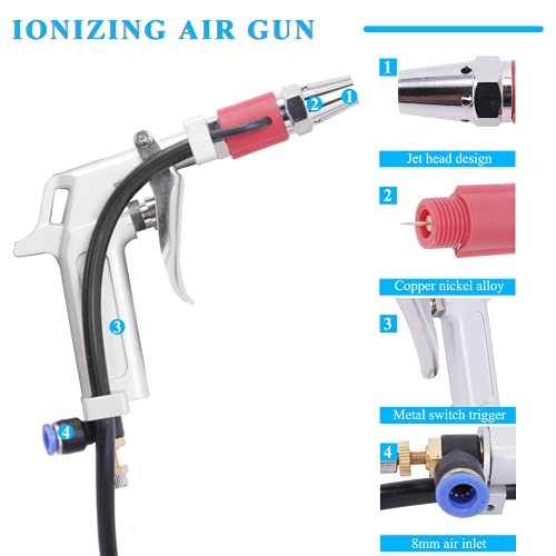 YUCHENGTECH Ionizing Air Gun Static Eliminator - 2 Guns + HV Gen - Image 2