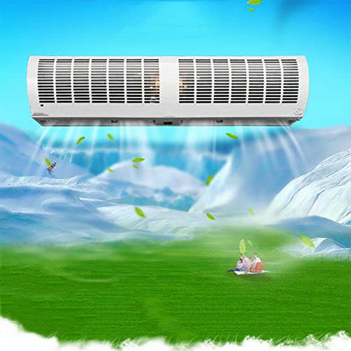 "ZJTY 1.8m Silent Air Curtain: Strong Wind, Hot & Cold Isolation"