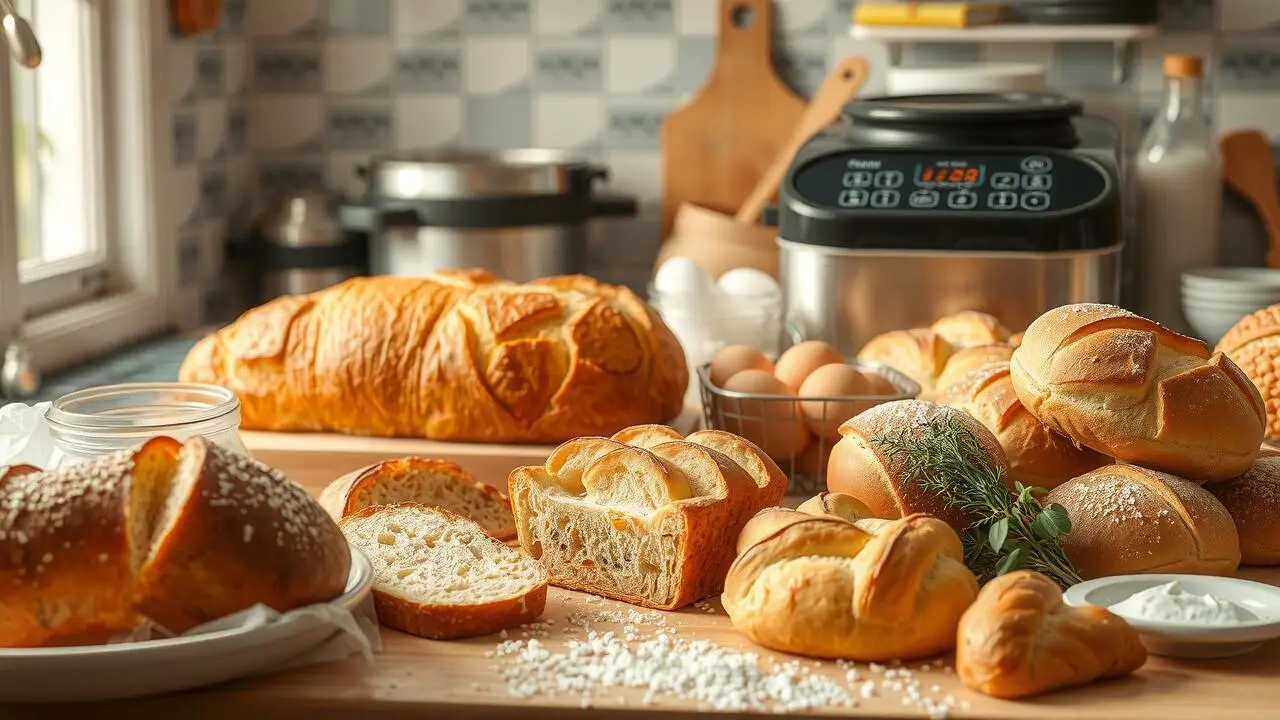 Bread Machine Recipes: 50+ Fool-Proof Loaves, Doughs & Desserts