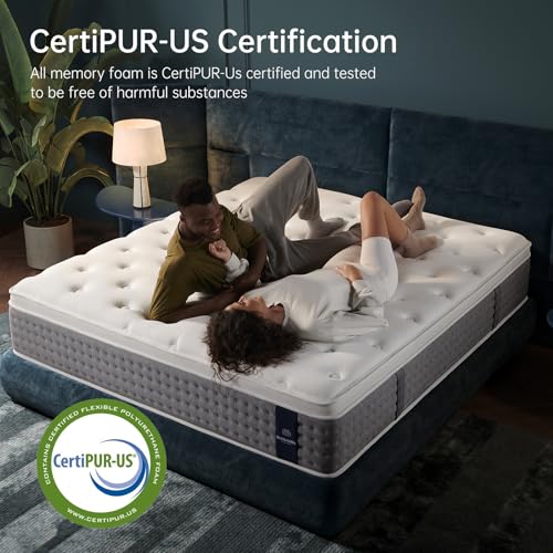 DCOOLAULTRA 12" Medium Firm Hybrid Queen Mattress - CertiPUR-US - Image 7