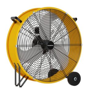 30″ Heavy Duty Metal Drum Fan – 14000 CFM, 3-Speed, Movable 30″ Heavy Duty Metal Drum Fan – 14000 CFM, 3-Speed, Movable