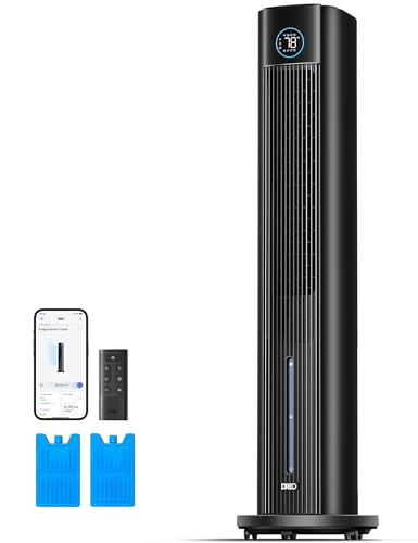 Dreo 43" Oscillating Tower Fan - Quiet, Smart Control, 4 Modes