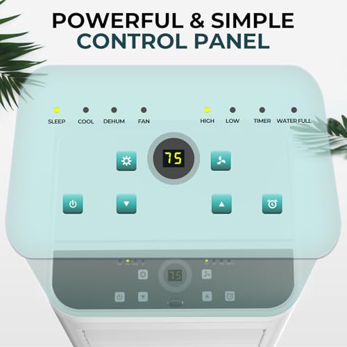 R.W.FLAME 10,000 BTU Portable AC Unit with Remote & Timer - Image 2