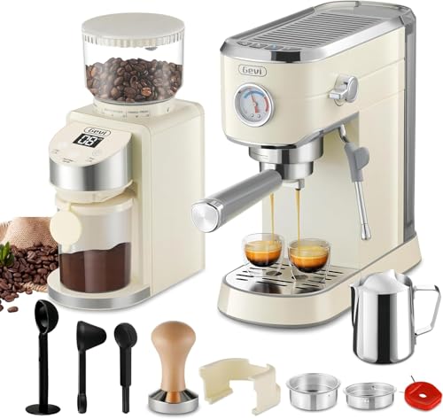 Gevi 20 Bar Espresso Machine with Grinder & 35 Grind Settings