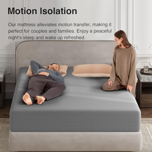 Novilla 12" Queen Memory Foam Mattress for Cool Sleep & Relief - Image 6