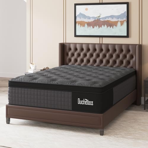 Duchessz 12" Queen Hybrid Mattress | Gel Memory Foam & Innerspring