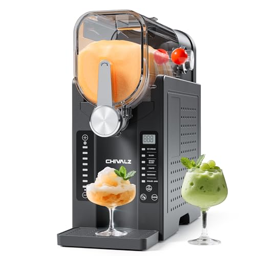 Slushie Machine for Home - No Ice Needed, 6 Modes, Auto Clean