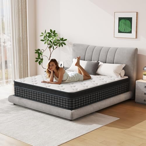 SupremeSleep 12" King Memory Foam Hybrid Mattress in a Box - Image 6
