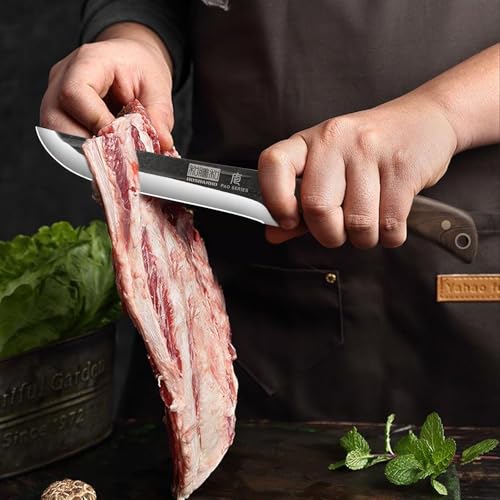 HOSHANHO Hand Forged Butcher Knife Set with Roll Bag & Cleaver - Image 4