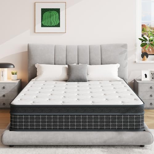 SupremeSleep 12" King Memory Foam Hybrid Mattress in a Box