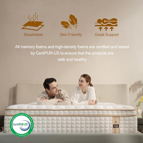 12" Queen Hybrid Mattress in a Box - Memory Foam & Springs - Image 2