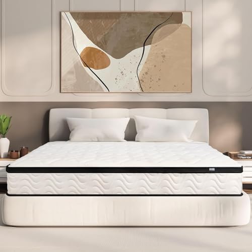 Full Size 12" Hybrid Mattress in a Box | CertiPUR-US | Fiberglass Free